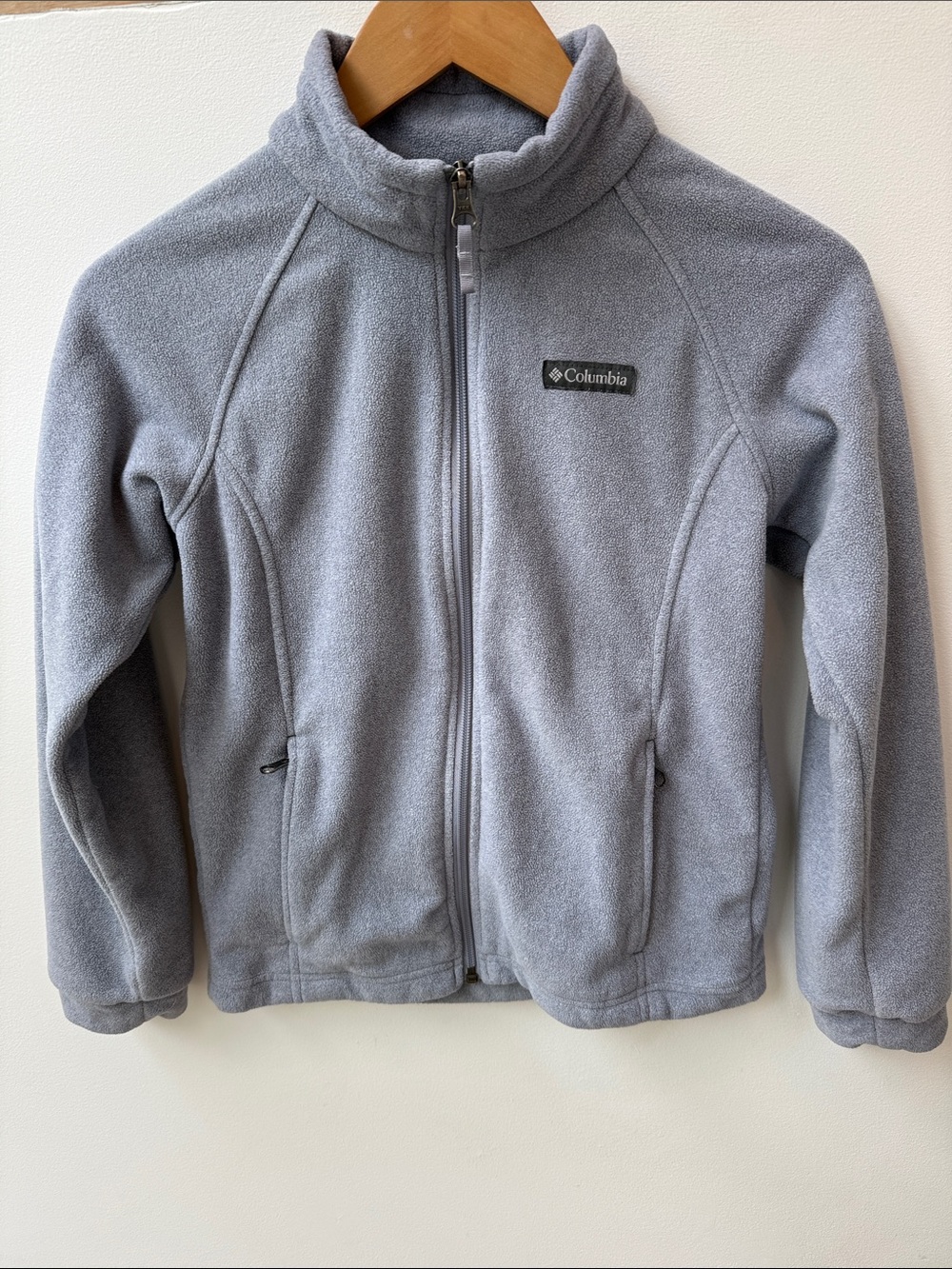 Columbia Gray Full-Zip Fleece Jacket